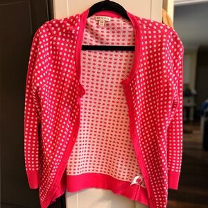 Merona Pink Polka Dot Cardigan
